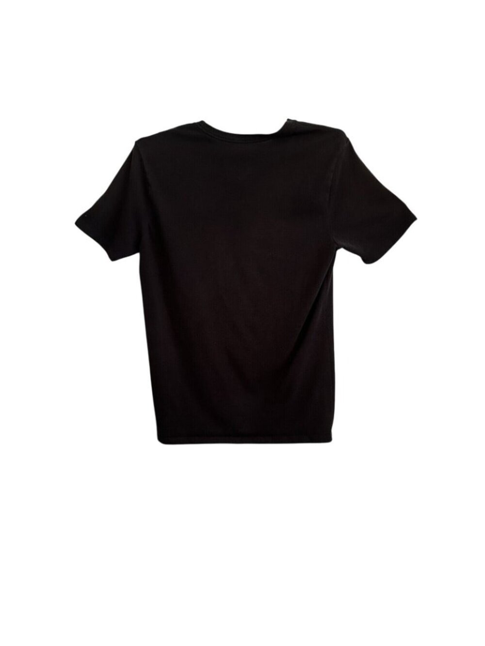 The Nike Tee Men's Dri-Fit Athletic Cut Black Short-Sleeved Shirt SZ L Jogging - Picture 3 of 10